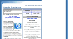 Desktop Screenshot of polyglottranslations.net